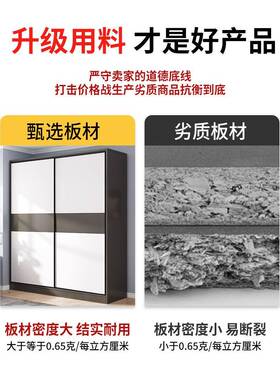 W出经F97T9S86租房用家小推户型儿童收纳储物*简易衣柜用卧室实木