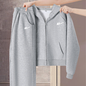 巨好看 子两件套女2025超火新款 秋冬运动套装 回力灰色卫衣外套裤