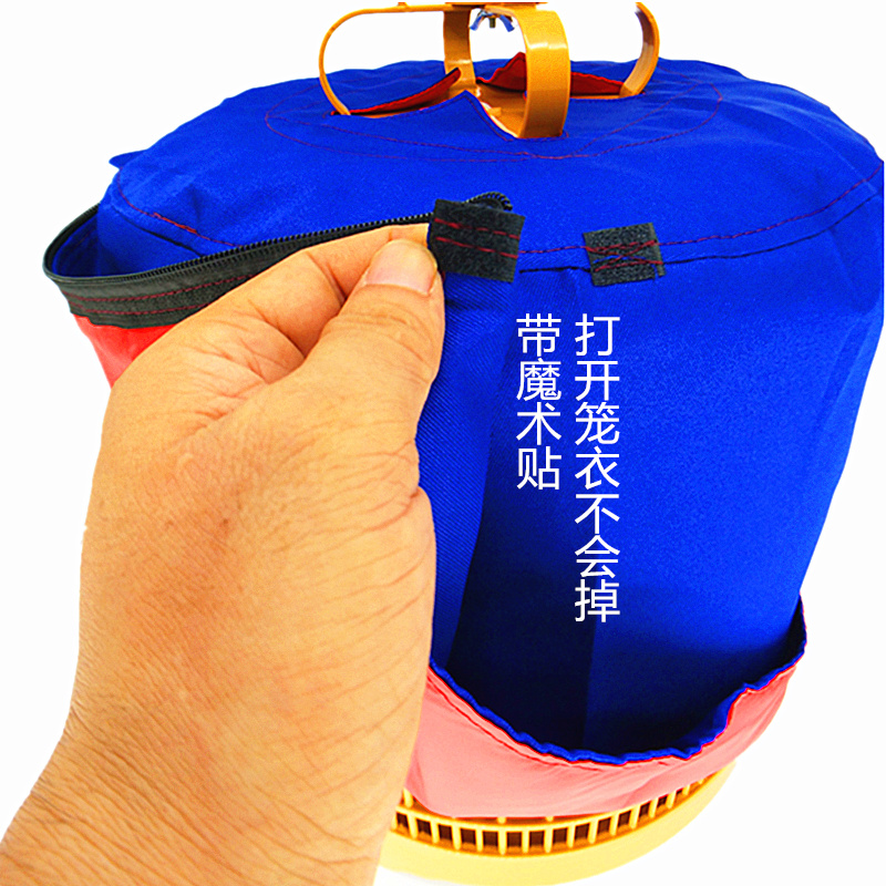 画眉鸟笼布.笼衣笼罩鸟罩川鸟笼配件双层高档圆形套罩布遮光罩衣