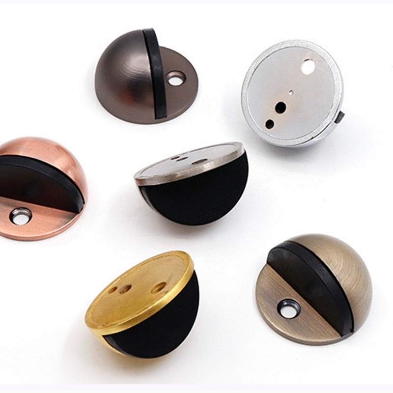 龟顶门吸门碰打孔门顶室内门房门防撞门挡门阻橡胶限位器古铜黑色