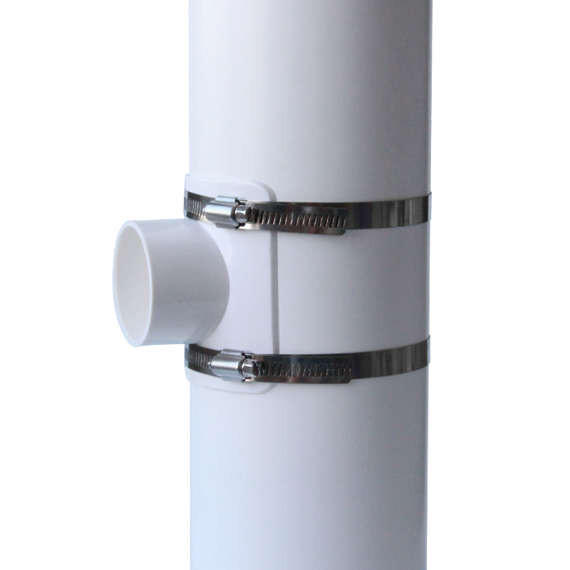 三通开口修补配件110下水管片/水管下水道50/片pvc16075/接头补漏