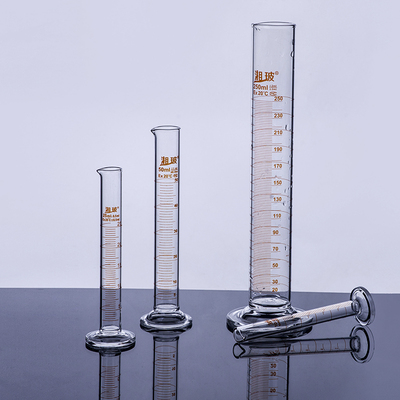 玻璃量筒 化学实验室用刻度量杯量器10 25 50 100 250 500 1000ml