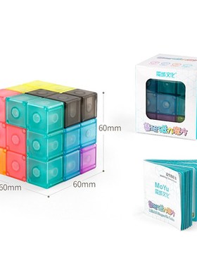 Moyu Meilong Ruban Magnetic Cube 3D Twist building blocks Pu