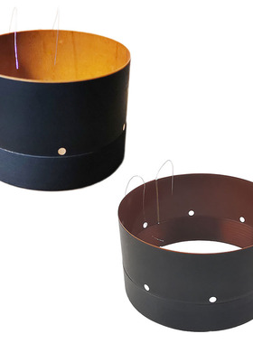 114.5mm低音纯圈 铜线骨两4层玻纤架大功率音圈 11芯音低喇叭配件