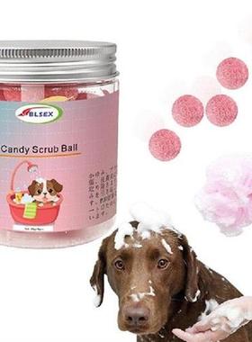 Dog Bath Balls Bath Pet Salt Ball Fizzies Bath Bombs Cat