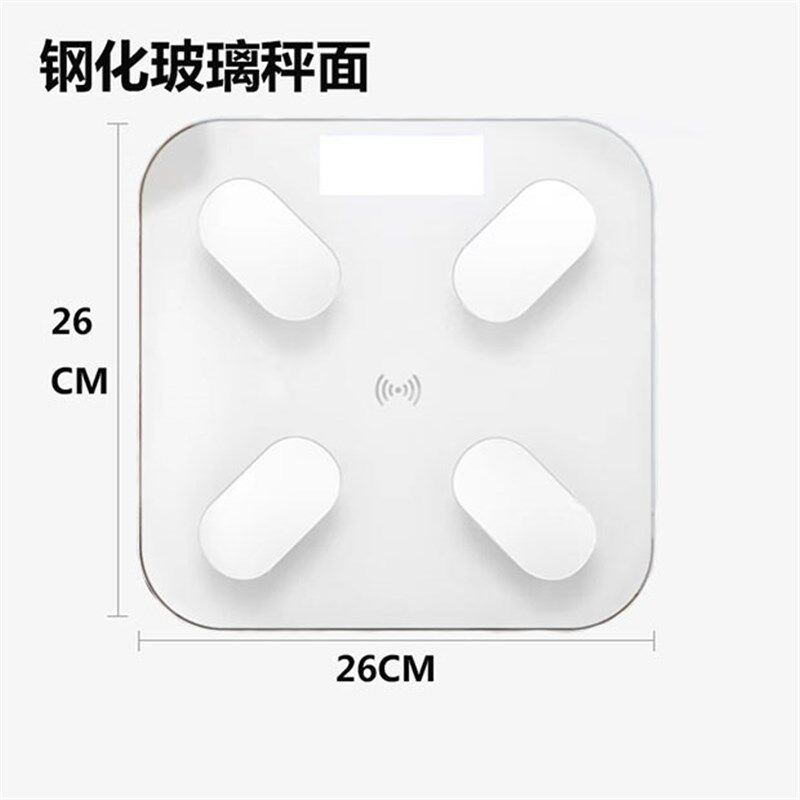 新款 爱康唯智能体脂称脚千选玻璃秤面配件凯索电子体重计脚垫体