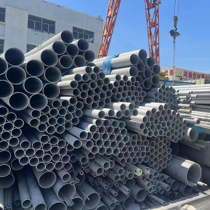 不锈钢大管c304大口径不锈钢管316L卫生管空心薄壁焊管烟囱排风管