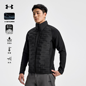 安德玛UA官方700蓬鹅绒羽绒服男冬季 防泼水防风休闲立领外套