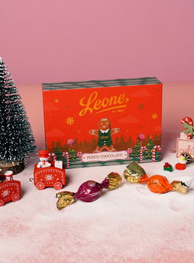 【好物体验专享】Leone蕾欧娜圣诞乐园系列夹心巧克力球磁吸礼盒