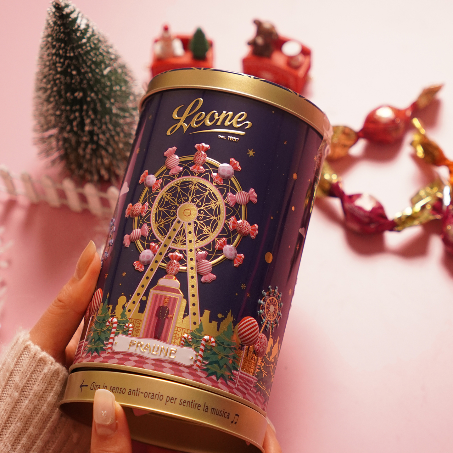 Leone蕾欧娜圣诞巧克力音乐盒