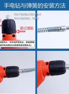 新款直销通下水道工具电动管道疏通机器家用厨房马桶地漏东西堵塞