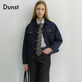 复古中性款 Dunst2026春季 新品 卡车单宁牛仔夹克外套UDJU6A108