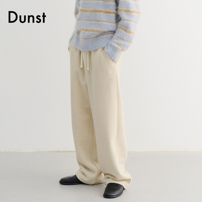 Dunst2025冬季新品卫裤中性简约圈圈呢宽松阔腿休闲裤UDPA5D122