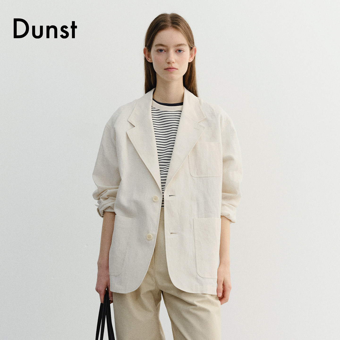 Dunst【允熙yunnnie同款】26夏轻盈单排扣西装夹克外套UDJA6B123