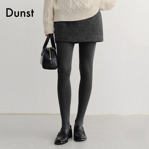 Dunst2025冬季新品女士半身裙修身显瘦羊毛迷你短裙UDSK5D224