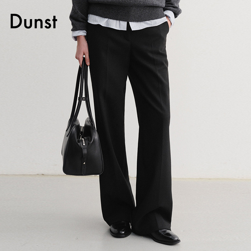 Dunst【白逸帆同款】2025冬季新品女士微宽松直筒休闲裤UDPA5D221