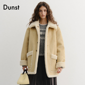 Dunst 仿羊羔毛外套UDJU5D121 两面穿中长款 允仔同款 2025冬新品