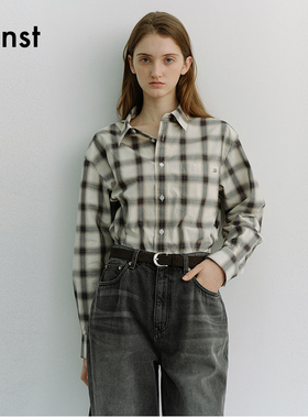 Dunst【嘟颖doyeong同款】2026春季中性微宽松条纹衬衫UDSH6A105