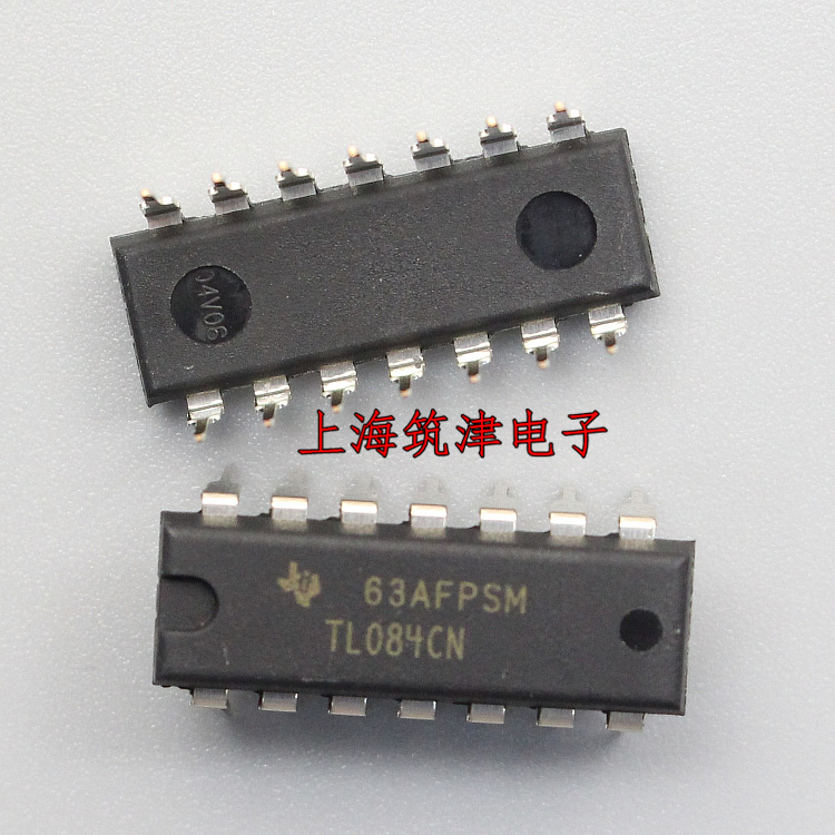 全新原装进口 TL084CN TL084 四运算放大器芯片 直插DIP-14