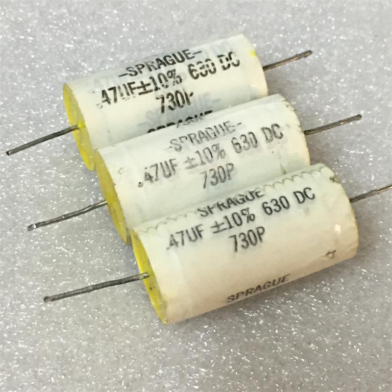 拆机 美国思碧 SPRAGUE 730P系列 0.47UF 630V 铜脚音频耦合电容