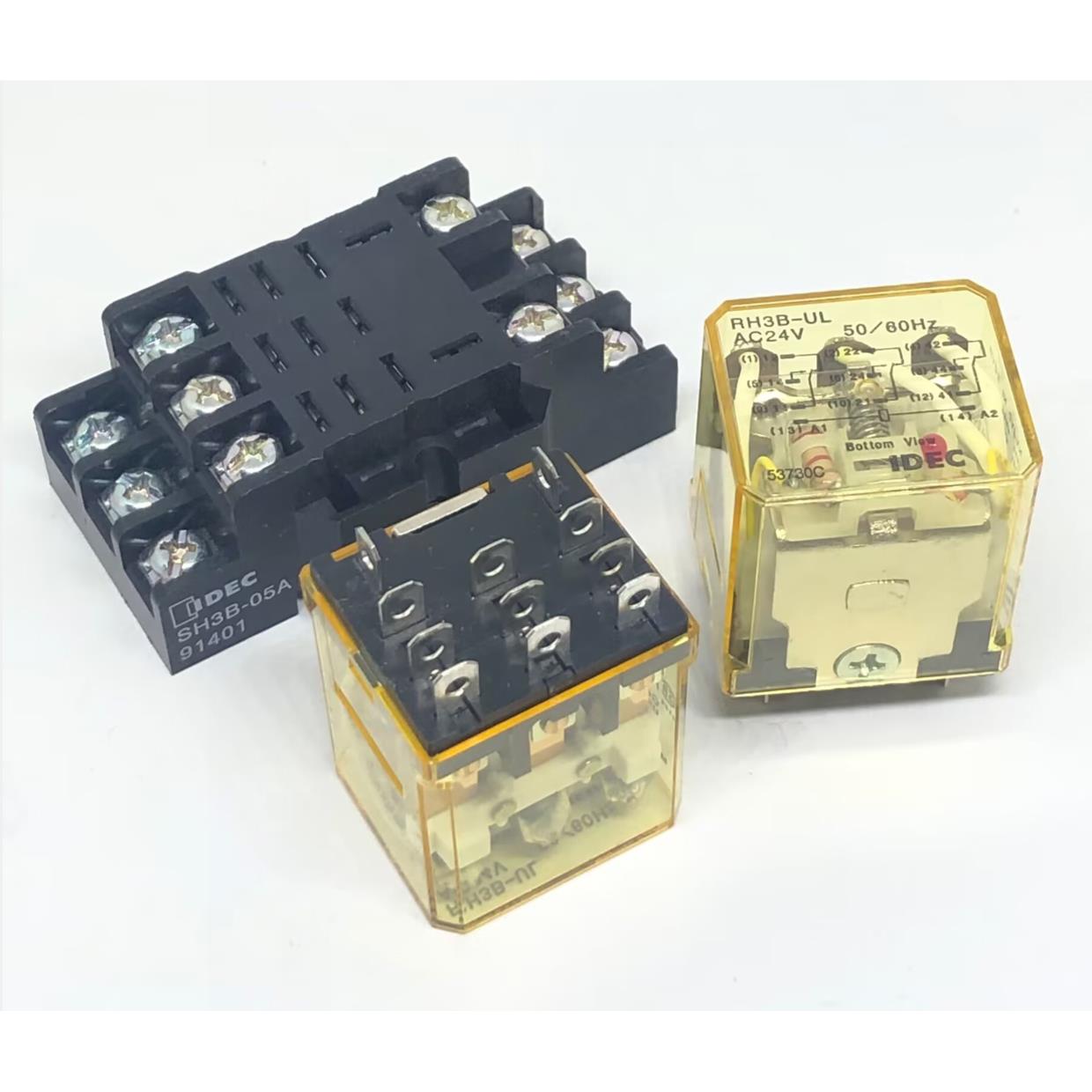 IDEC和泉RH3B-U RH3B-UL - AC24V dc24v继电器11脚24VAC SH3B-05A