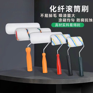 细长毛滚筒滚筒刷棉线滚刷小拇指滚子乳胶漆涂料涂料刷墙工具刷漆