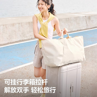 2025新款轻便扩容单肩运动包大容量防泼水户外健身托特包旅行包包