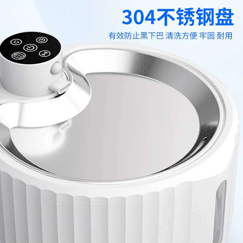 猫咪不锈钢饮水机自动循环过滤感应出水狗狗宠物喝水器跨境热销