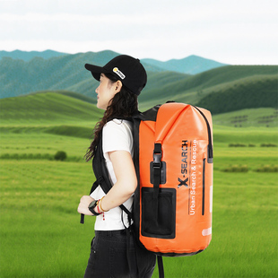 Xsearch暴雨级防水双肩包55L大容量户外越野救援露营旅游防水背包