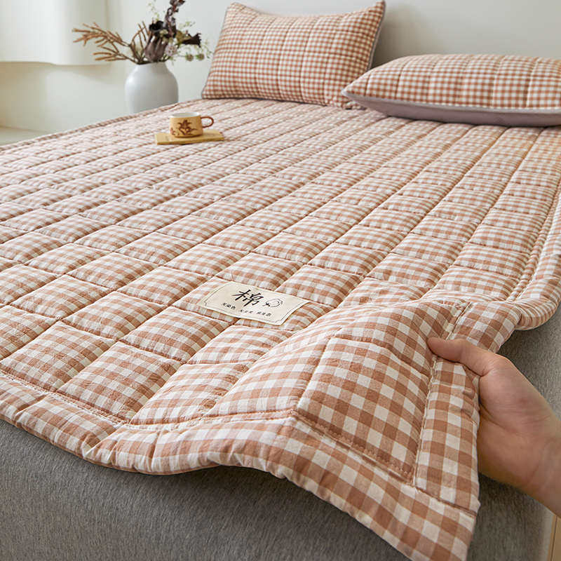 夏季棉花褥子家庭用床垫薄款可折叠床上铺垫防滑保护垫子四季通用