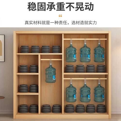 全实木衣柜推拉滑移门松木简约卧室储物收纳柜免拉手儿童衣橱柜子