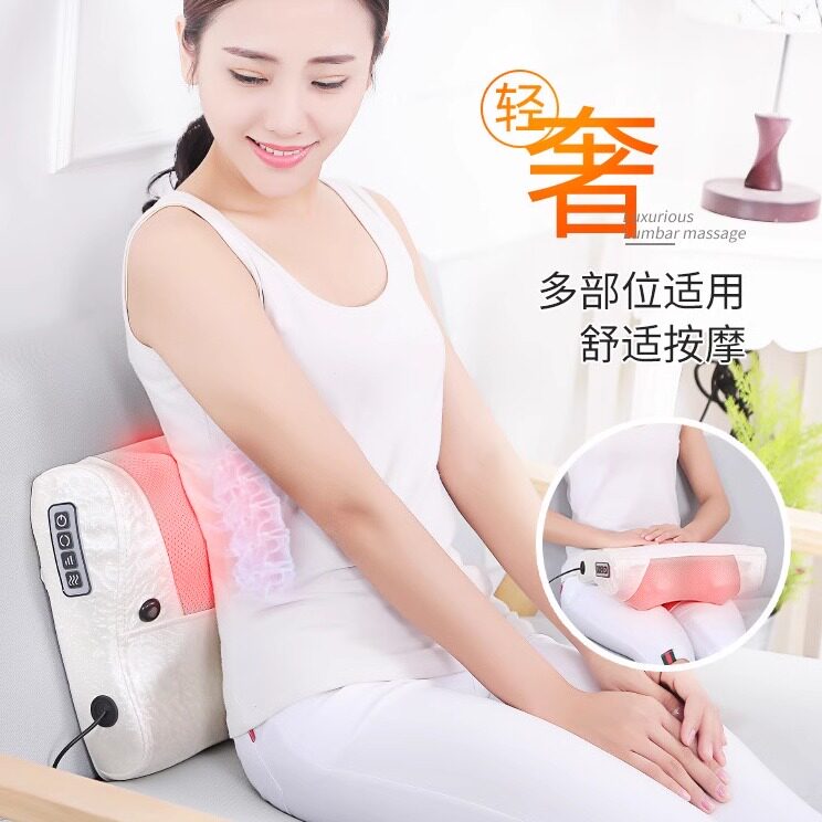 奕佳按摩枕颈椎按摩枕头揉捏颈部肩部背部腰部全身电动按摩器