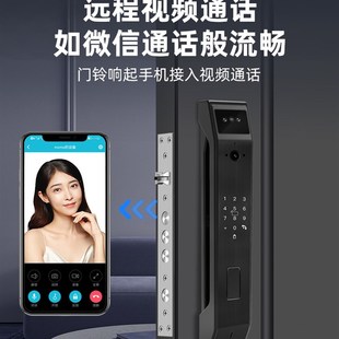 锁 指静脉智能锁家用防盗门全自动智能门锁人脸识别可视电子密码