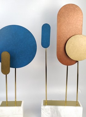 北欧简约大理石星空蓝摆件家居软装饰品桌面摆件家装配饰工艺品