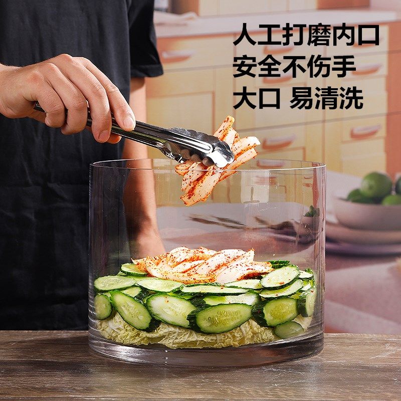 大口加厚酱菜缸酱菜坛子玻璃缸泡菜坛子咸菜罐腌咸菜坛子超市专用,厨房/烹饪用具,密封罐,淘宝优惠券,粉丝福利购,淘宝优惠卷