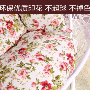 吊篮坐垫单人吊兰可拆洗鸟巢秋千垫子吊椅靠垫藤摇篮加厚椅垫