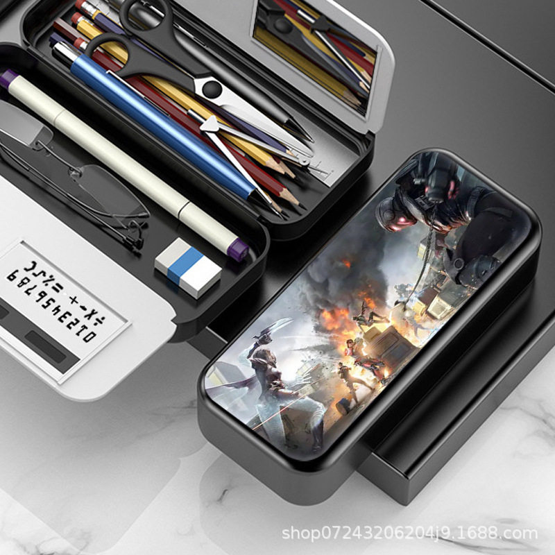 和平精英文具盒吃鸡中儿童小学生多功能笔盒男孩铅笔盒大容量笔袋