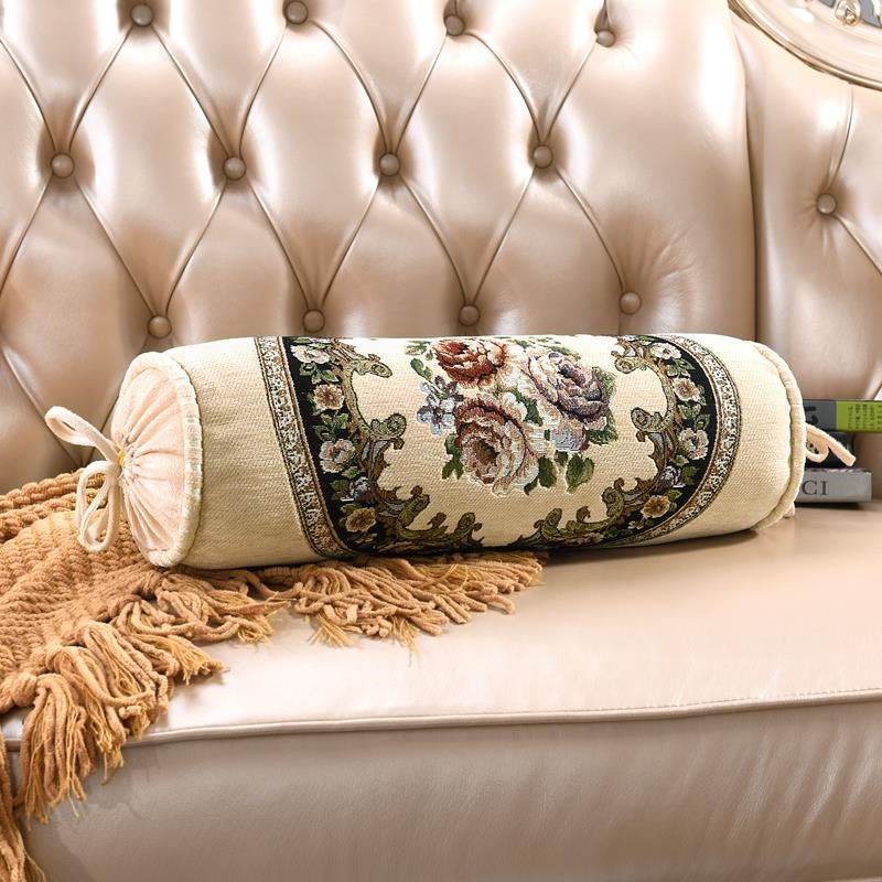 欧式糖果枕圆柱形成人单人护颈枕圆枕头沙发靠垫荞麦枕芯颈椎枕