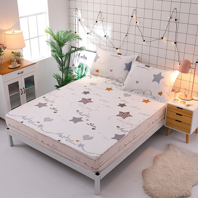 纯棉防水床笠隔尿定制90x190x150x180x200x220薄棕垫套榻榻米床罩