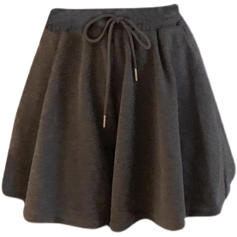 大码灰色阔腿裤裙夏季胖妹妹松紧腰短裤小个子宽松显瘦休闲裤子女,女装/女士精品,大码半身裙,淘宝优惠券,粉丝福利购,淘宝优惠卷