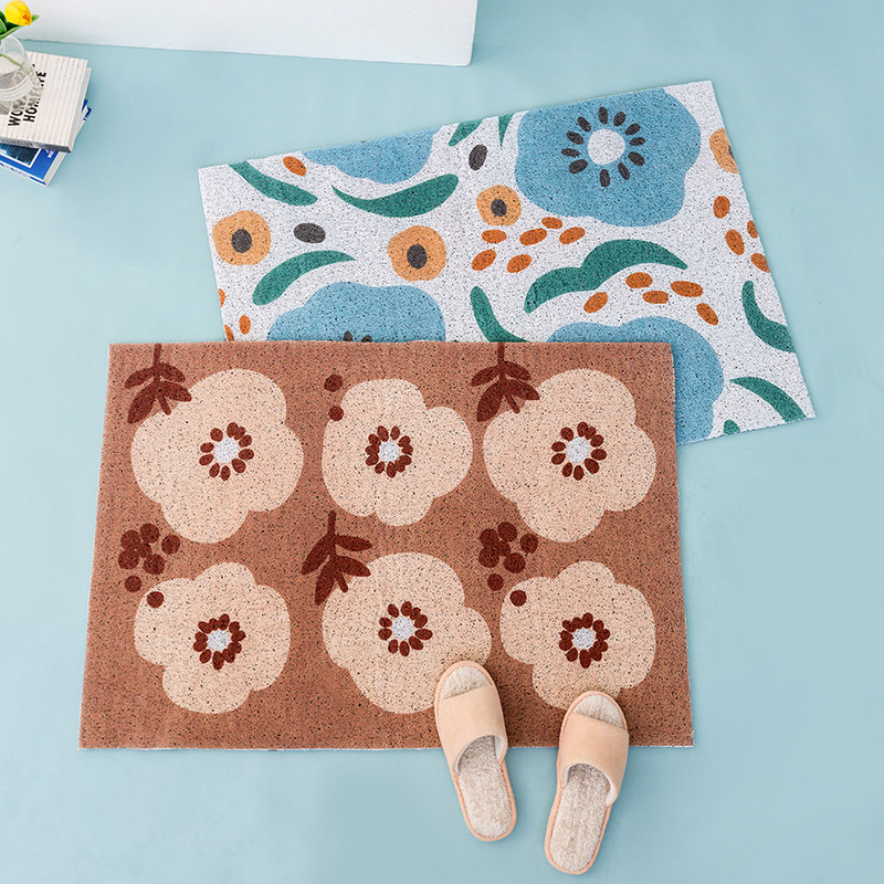 花朵地垫门垫丝圈地垫进门脚垫卧室地垫厨房防滑门口地垫入户门垫,居家布艺,家用脚垫,淘宝优惠券,粉丝福利购,淘宝优惠卷