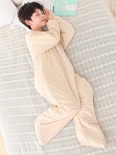 睡袋儿童防踢被子秋冬季中大童宝宝4婴儿春秋薄款5加厚棉花6-12岁