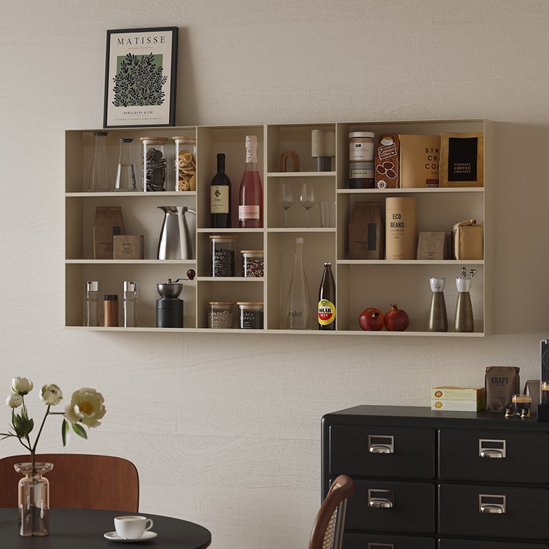 北欧风磁吸洞洞板组合置物架墙面装饰展示架墙上壁挂收纳架照片墙