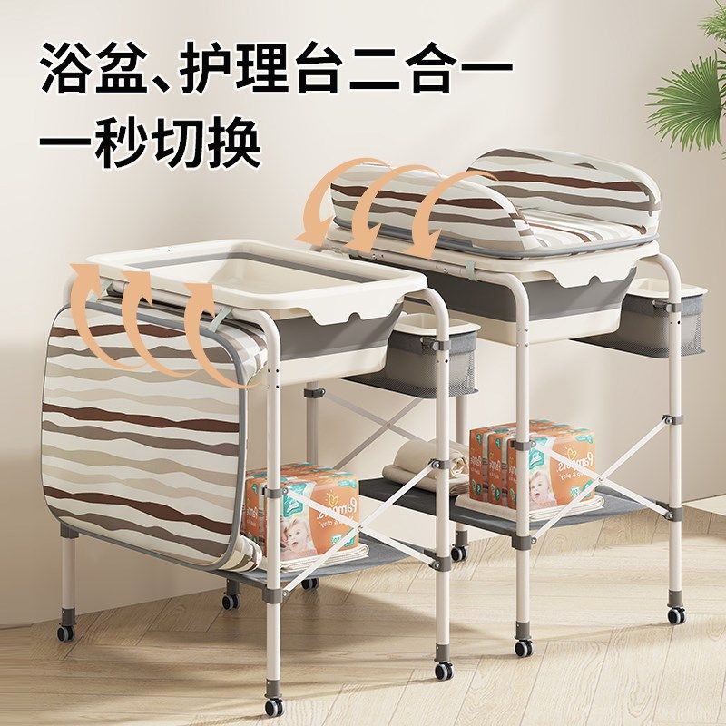 宠物狗狗洗澡盆猫咪专用沐浴盆可折叠支架小型犬家庭免弯腰浴缸桶