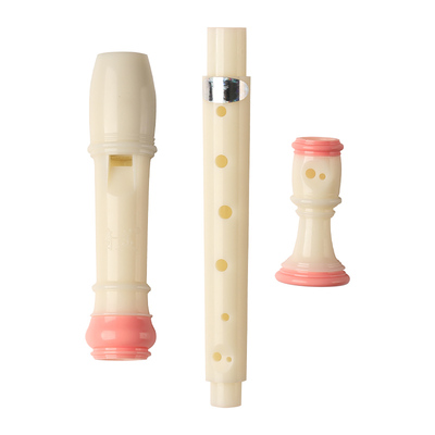 奇美竖笛8孔6孔亲情树粉色八孔六高音德式G调C儿童小学生用初学者
