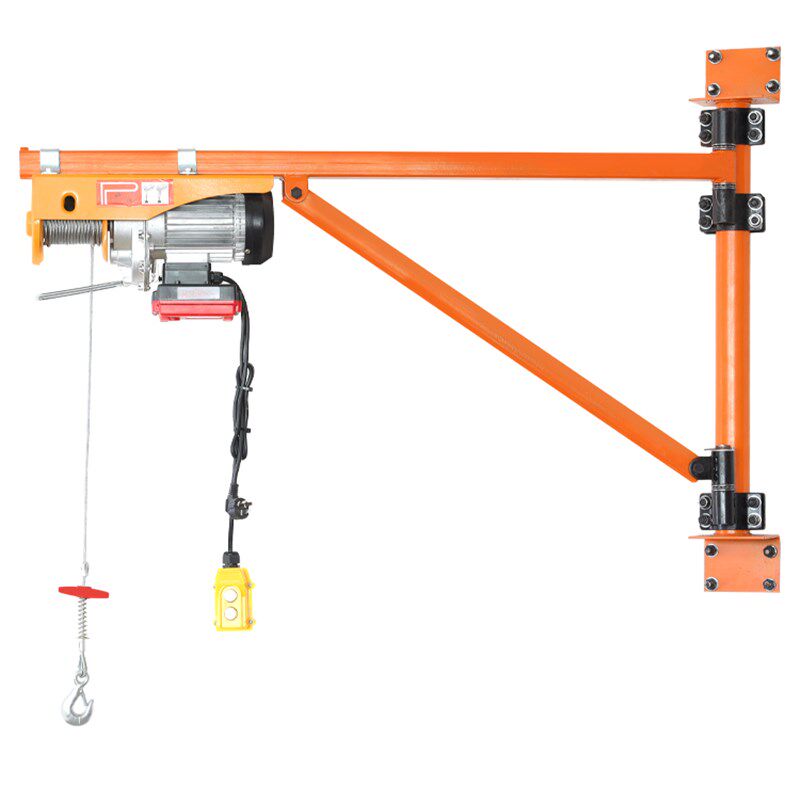 无线220V电动葫芦吊机压力轴承加厚墙壁支架提升机家用装修升降机