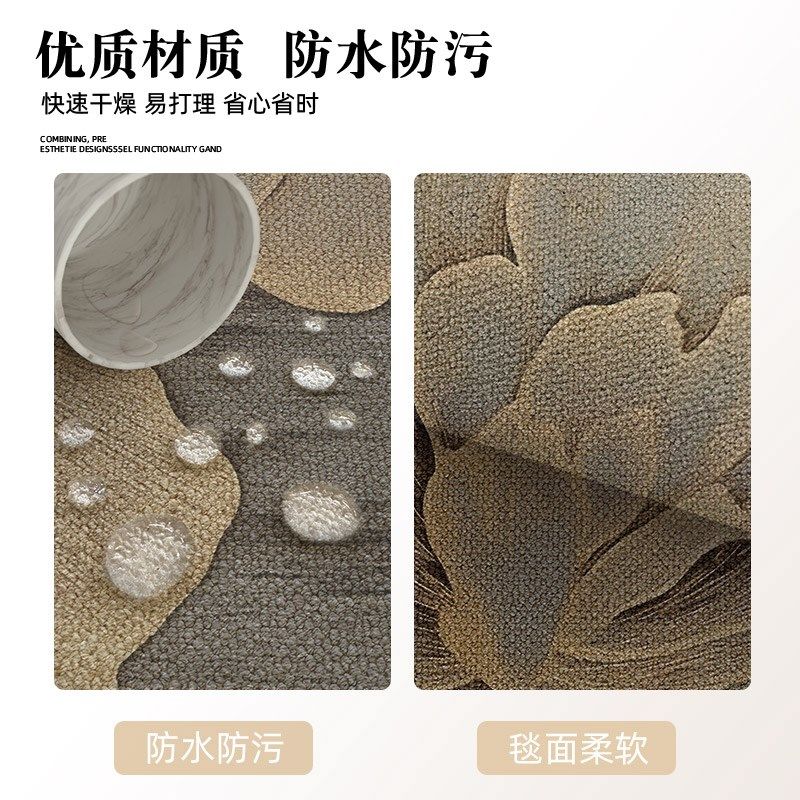 轻奢厨房地垫防水防油防尘圈绒材质长条门垫新款防水耐脏地毯专用,居家布艺,厨房地垫,淘宝优惠券,粉丝福利购,淘宝优惠卷