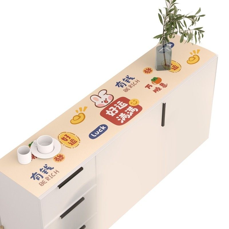 好运满满 皮革鞋柜垫子台面防水防油桌布盖巾盖布电视柜长条桌垫,居家布艺,桌布,淘宝优惠券,粉丝福利购,淘宝优惠卷