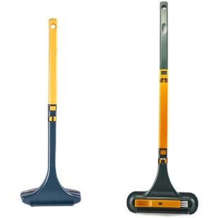 新款三合一纱窗刷多功能长柄玻璃清洁器自带勾缝刷干湿两用刮水器