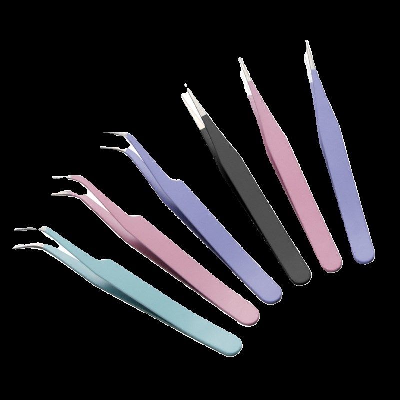 手工手账夹子镊子不锈钢工具尖头尖嘴弯头美甲假睫毛眉毛专用加厚,居家布艺,镊子,淘宝优惠券,粉丝福利购,淘宝优惠卷